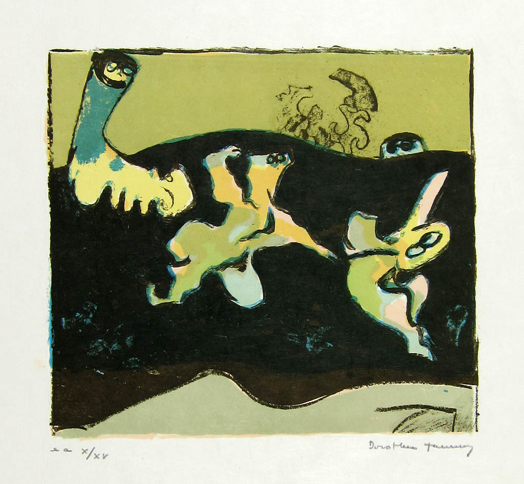 Dorothea Tanning - Salomé - 1975 color lithograph